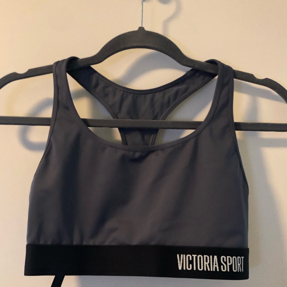 Victoria Sport Gray Racerback Sports Bra (NWOT)